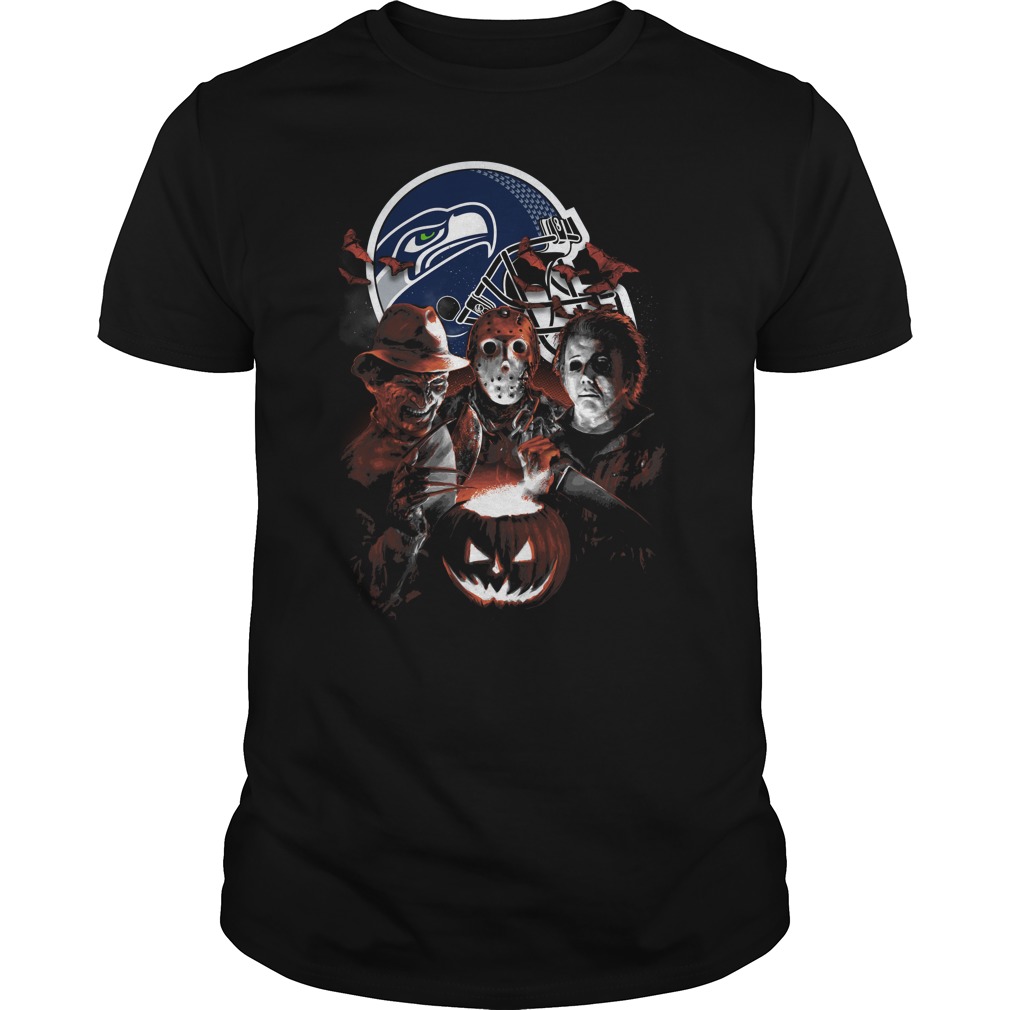 Nfl Seattle Seahawks Halloween Scream Team Plus Size Up To 5xl