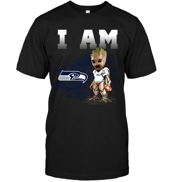 Nfl Seattle Seahawks I Am Groot Shirt Plus Size Up To 5xl