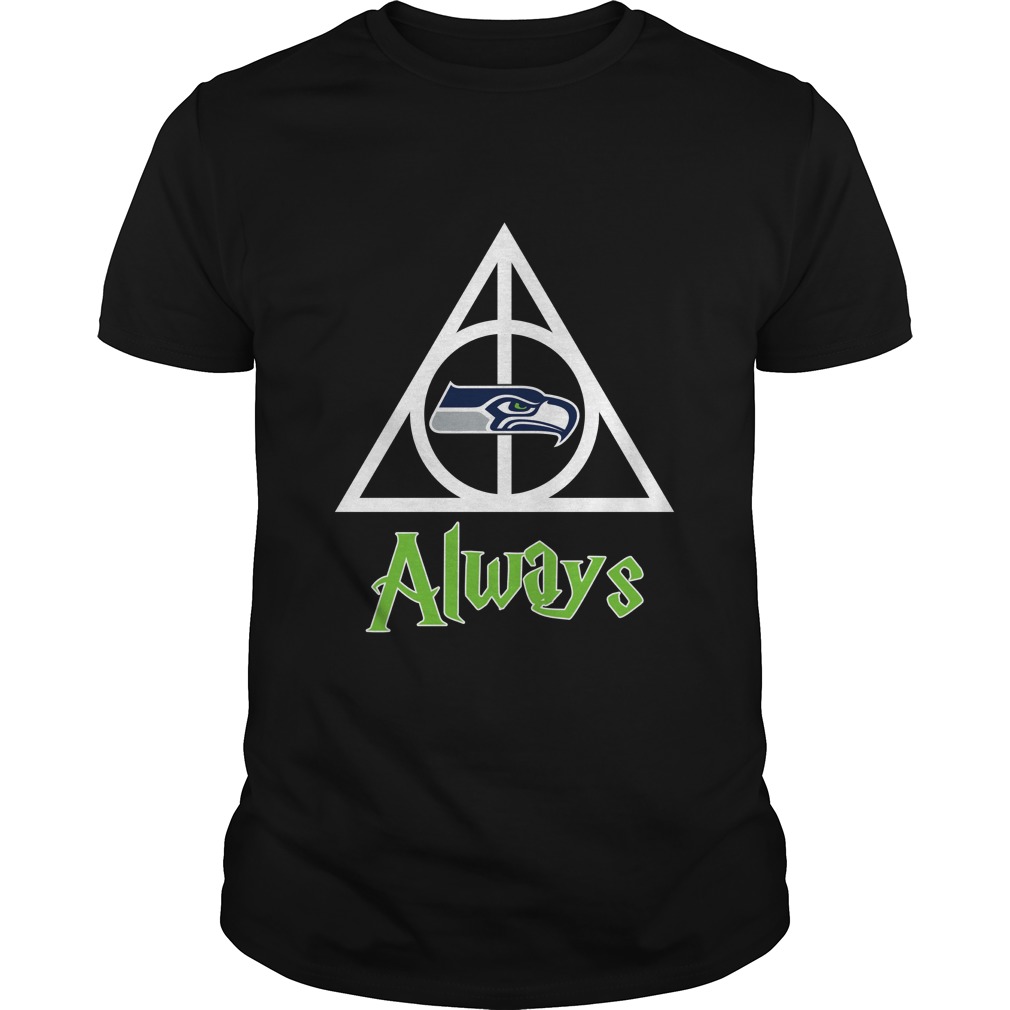 Nfl Seattle Seahawks Nfl Seattle Seahawks Deathly Hallows Always Harry Potter Tshirt Size Up To 5xl