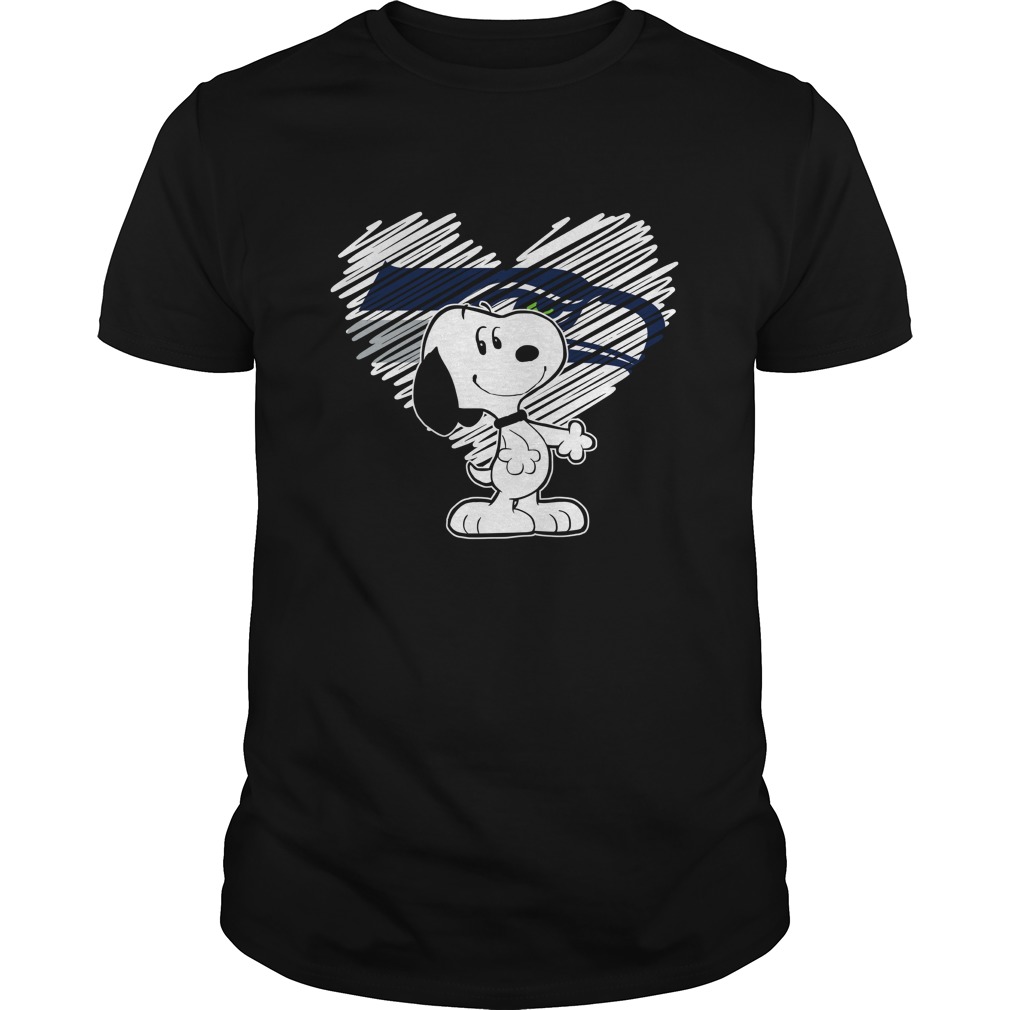 Nfl Seattle Seahawks Nfl Seattle Seahawks Snoopy In My Heart Football Sweater Plus Size Up To 5xl