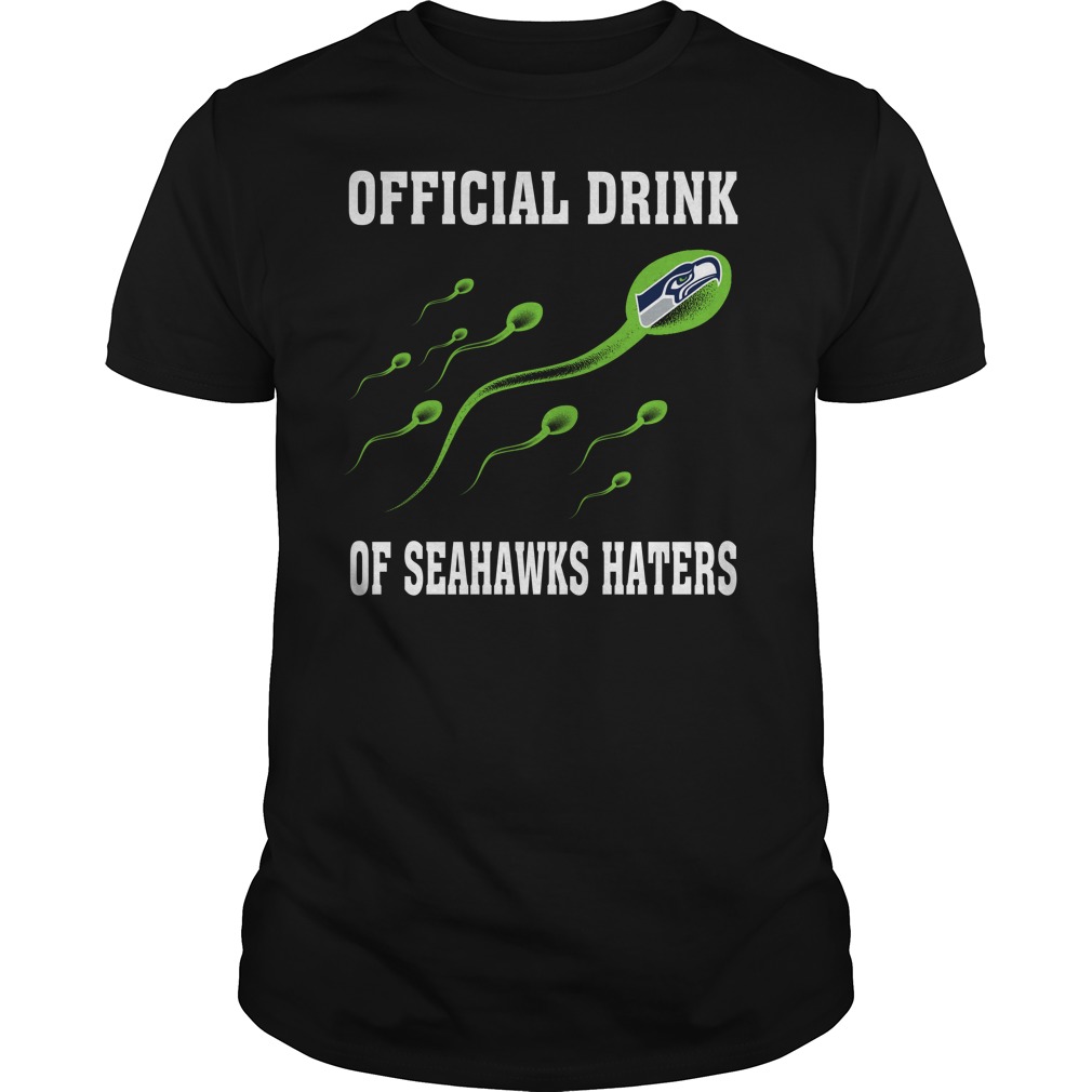 Nfl Seattle Seahawks Official Drink Of Seattle Seahawks Haters Tshirt Plus Size Up To 5xl