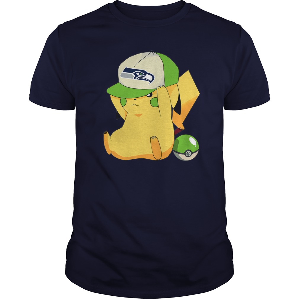 Nfl Seattle Seahawks Pikachu Pokemon Sweater Plus Size Up To 5xl