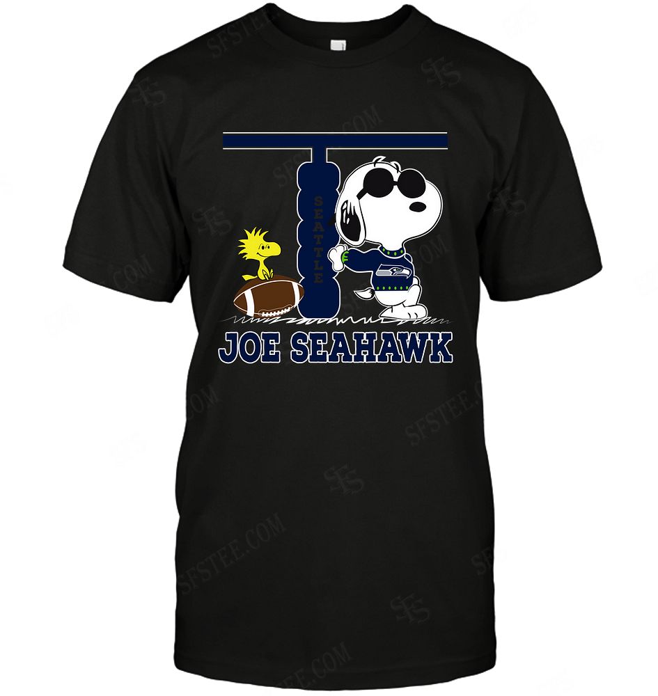 Nfl Seattle Seahawks Snoopy Dog Tshirt Plus Size Up To 5xl