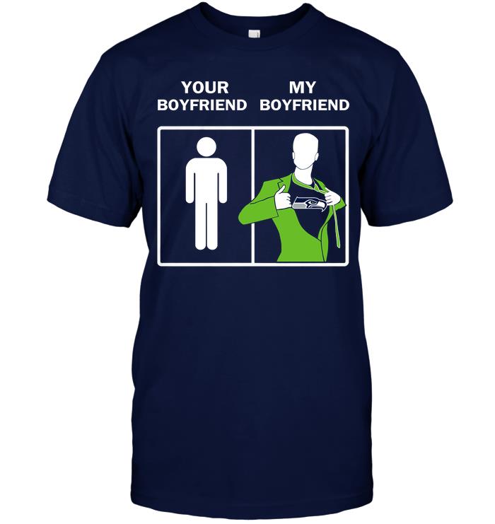 Nfl Seattle Seahawks Your Boyfriend My Boyfriend Tank Top Size Up To 5xl