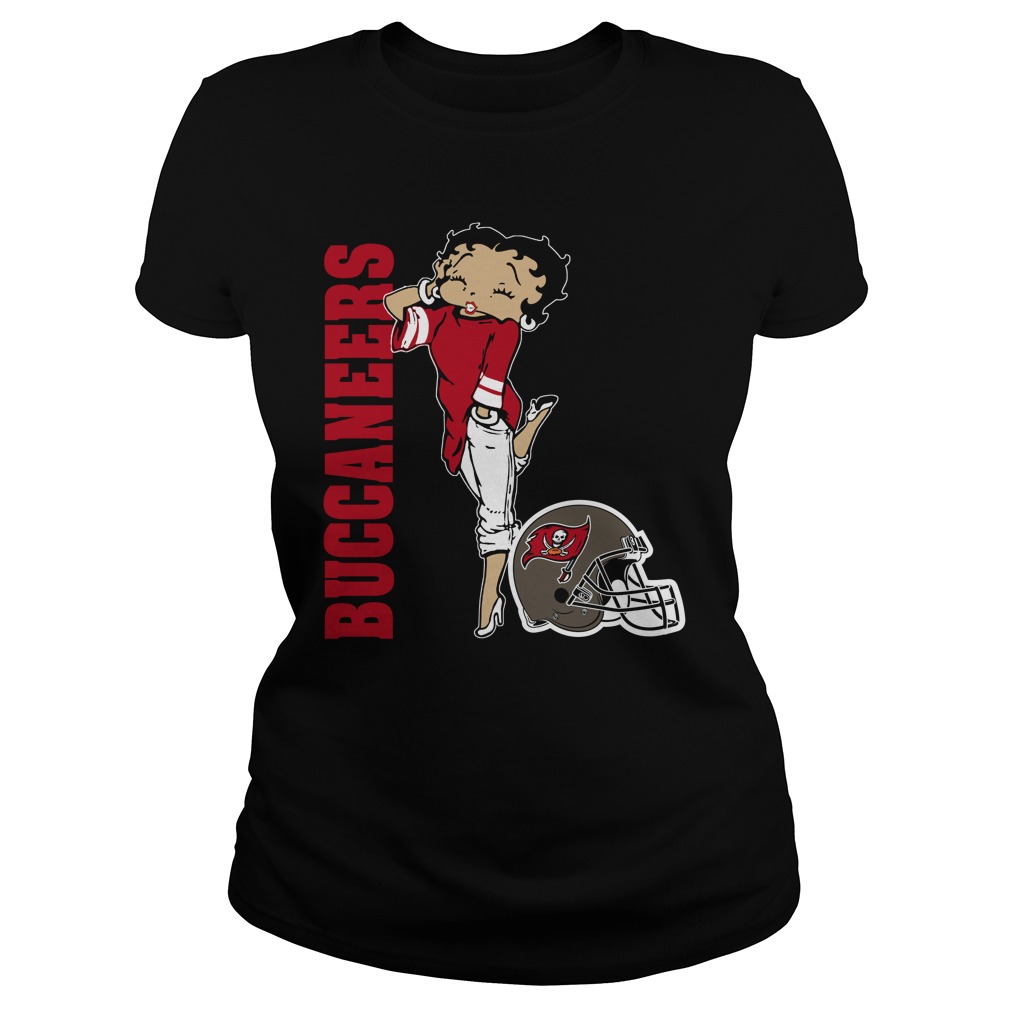 Nfl Tampa Bay Buccaneers Betty Boops Tshirt Size Up To 5xl