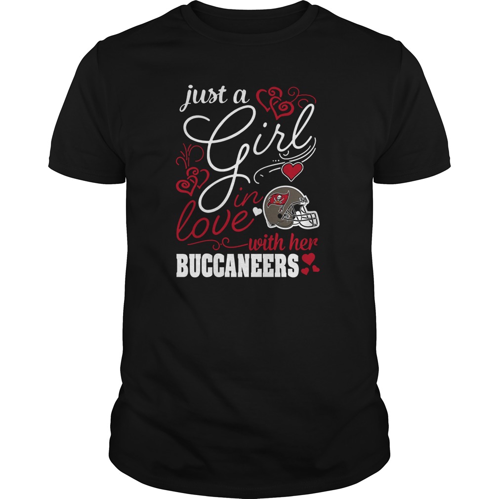 Nfl Tampa Bay Buccaneers Just A Girl In Love With Her Tampa Bay Buccaneers Tshirt Size Up To 5xl