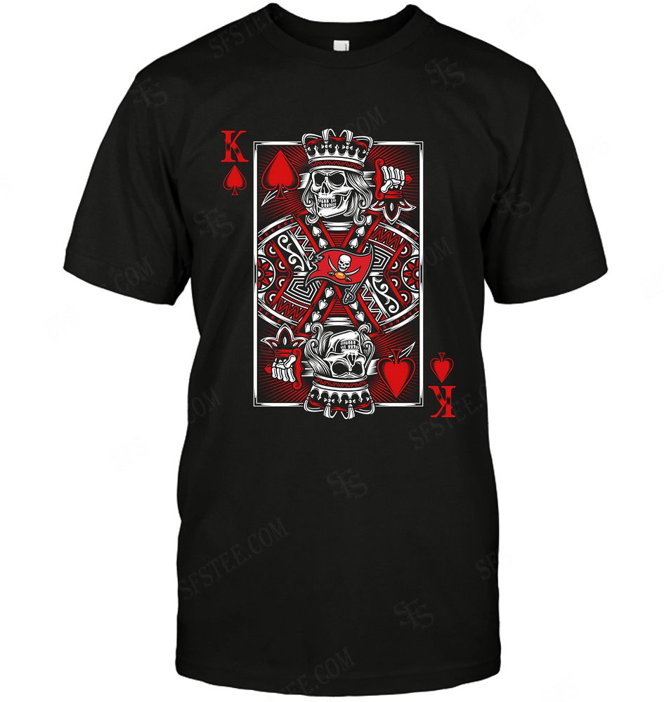 Nfl Tampa Bay Buccaneers King Card Poker Long Sleeve Size Up To 5xl