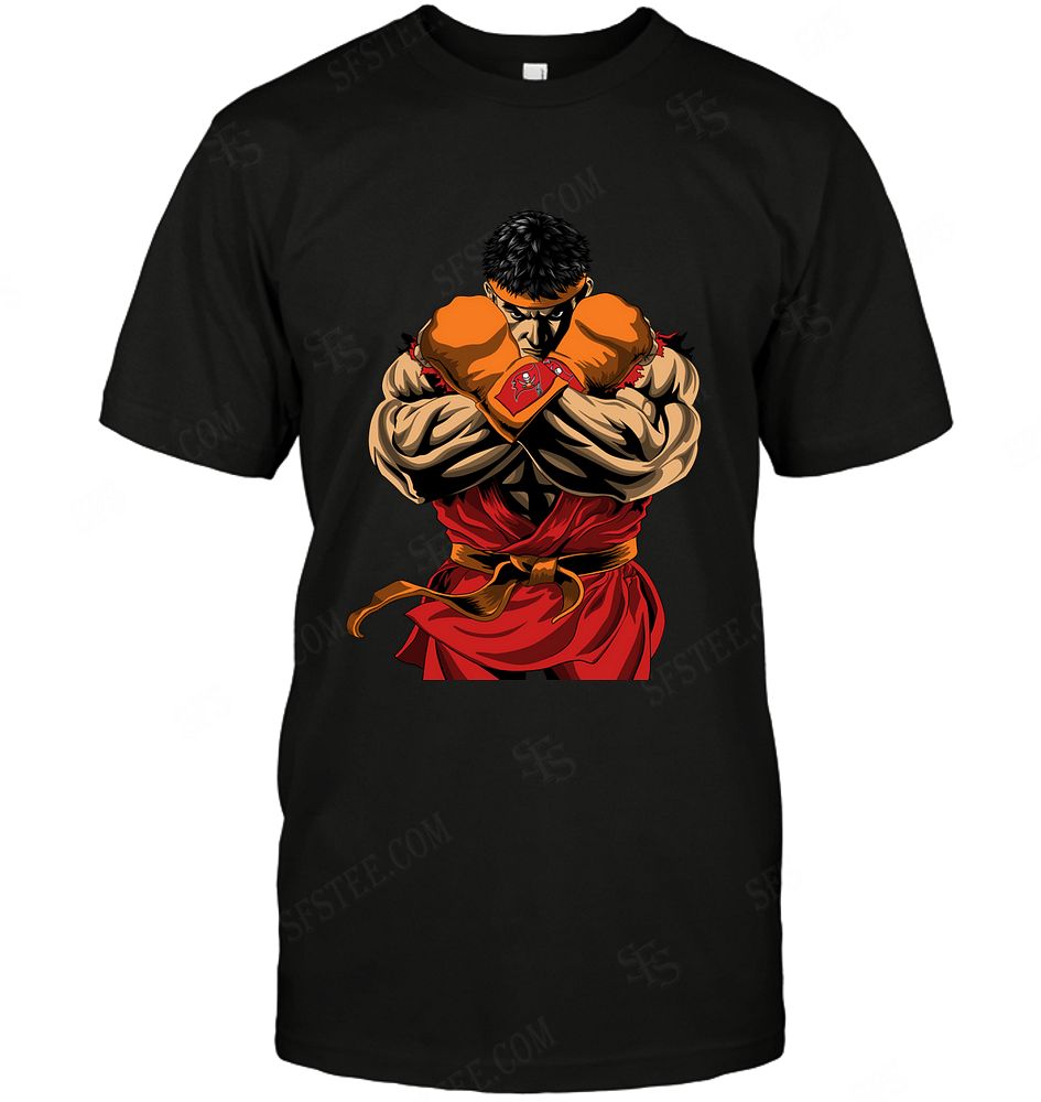 Nfl Tampa Bay Buccaneers Ryu Nintendo Street Fighter Shirt Plus Size Up To 5xl