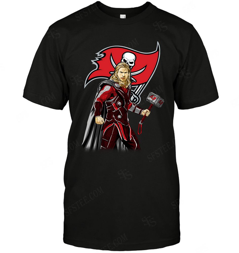 Nfl Tampa Bay Buccaneers Thor Dc Marvel Jersey Superhero Avenger Tshirt Size Up To 5xl