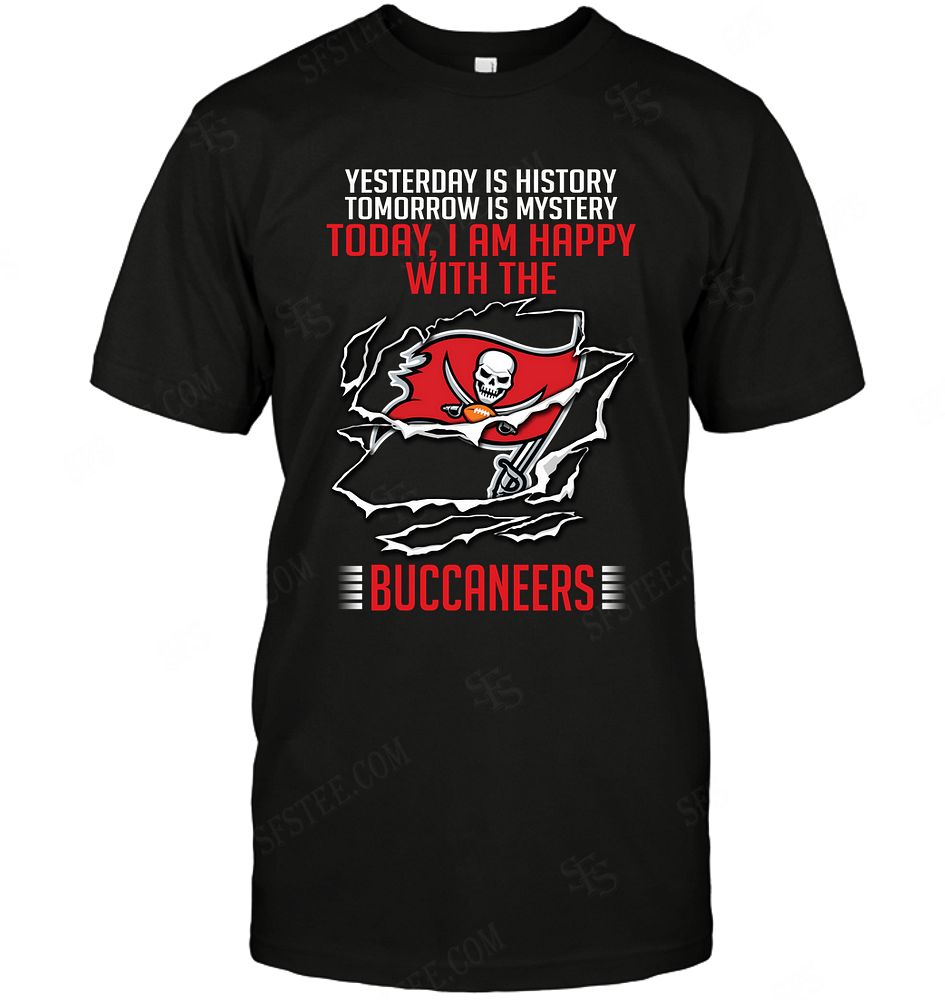 Nfl Tampa Bay Buccaneers Yesterday Is History Shirt Size Up To 5xl