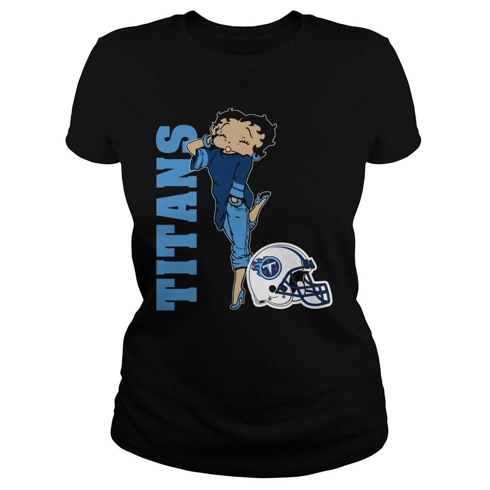 Nfl Tennessee Titans Betty Boops Sweater Plus Size Up To 5xl