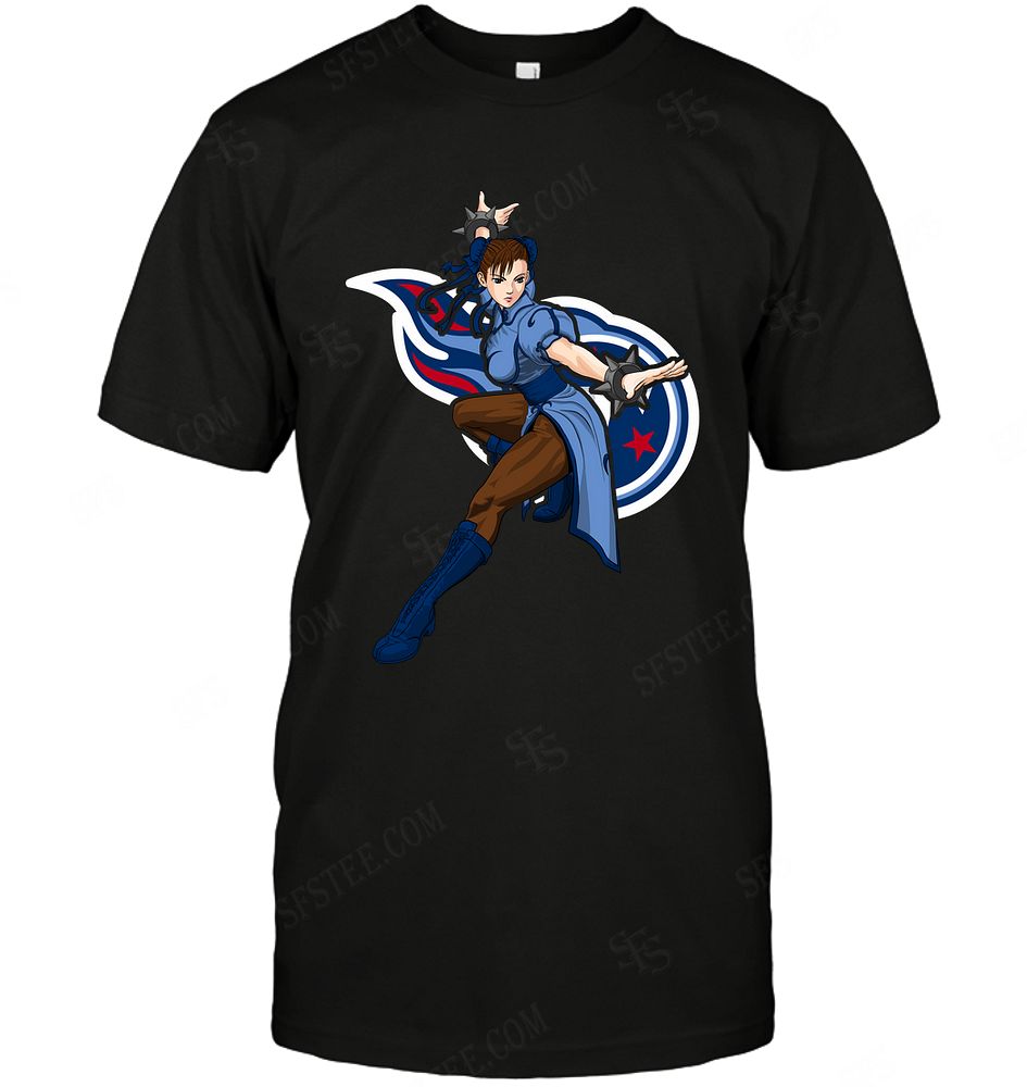 Nfl Tennessee Titans Chun Li Nintendo Street Fighter Plus Size Up To 5xl