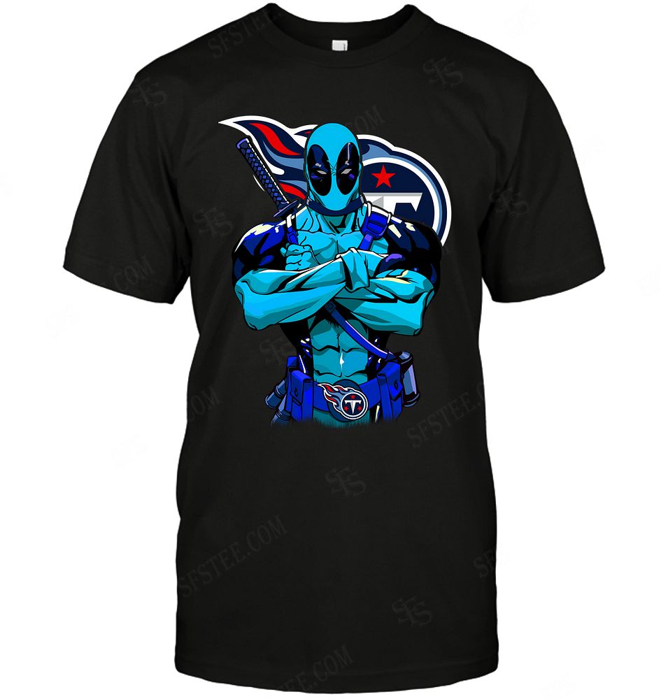 Nfl Tennessee Titans Deadpool Dc Marvel Jersey Superhero Avenger Shirt Size Up To 5xl