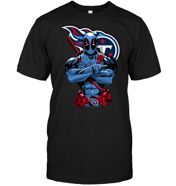 Nfl Tennessee Titans Giants Deadpool Tennessee Titans Tank Top Size Up To 5xl