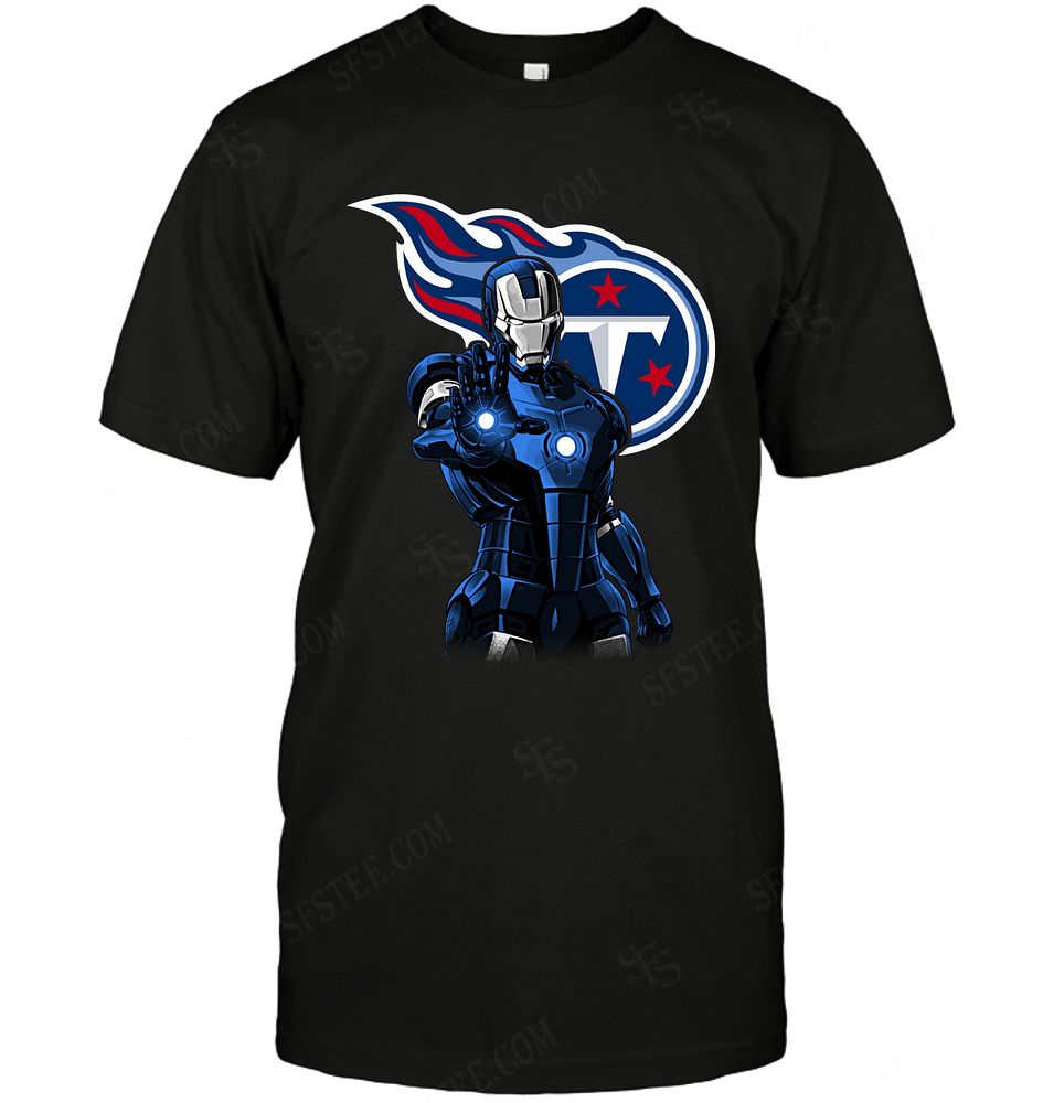 Nfl Tennessee Titans Ironman Dc Marvel Jersey Superhero Avenger Shirt Size Up To 5xl