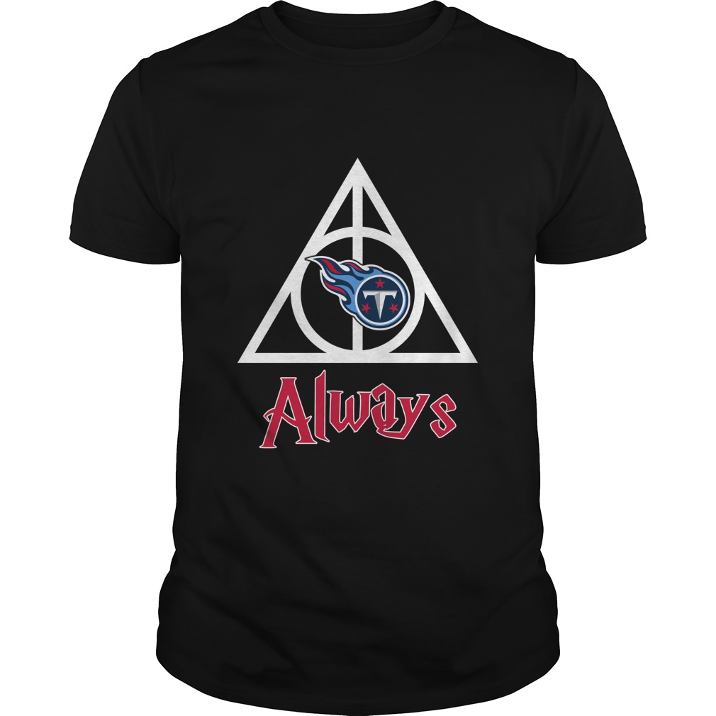 Nfl Tennessee Titans Nfl Tennessee Titans Deathly Hallows Always Harry Potter Plus Size Up To 5xl