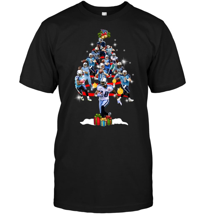 Nfl Tennessee Titans Players Christmas Tree Tshirt Size Up To 5xl