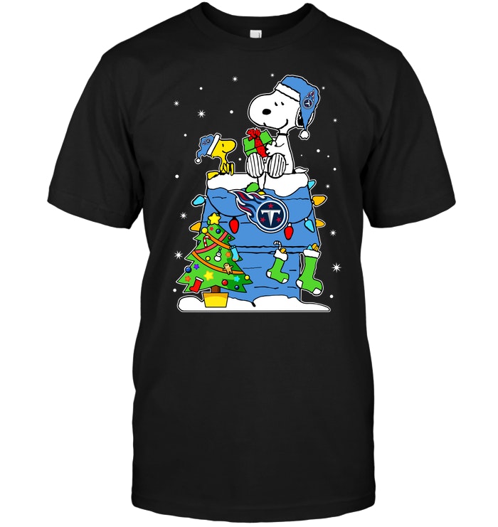 Nfl Tennessee Titans Snoopy Woodstock Christmas Size Up To 5xl