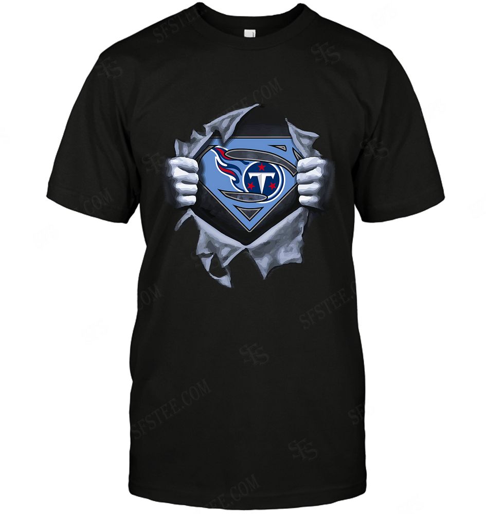 Nfl Tennessee Titans Superman Logo Dc Marvel Jersey Superhero Avenger Sweater Plus Size Up To 5xl