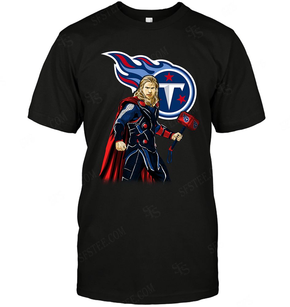 Nfl Tennessee Titans Thor Dc Marvel Jersey Superhero Avenger Shirt Plus Size Up To 5xl