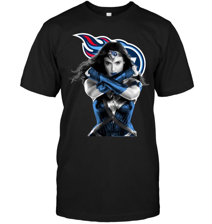 Nfl Tennessee Titans Wonder Woman Tennessee Titans Tshirt Plus Size Up To 5xl