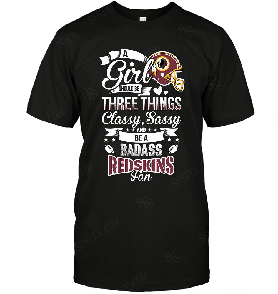 Nfl Washington Redskins A Girl Should Be Three Things Sweater Plus Size Up To 5xl