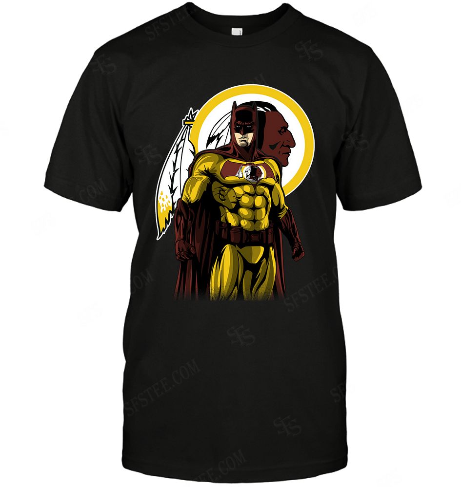 Nfl Washington Redskins Batman Dc Marvel Jersey Superhero Avenger Long Sleeve Size Up To 5xl