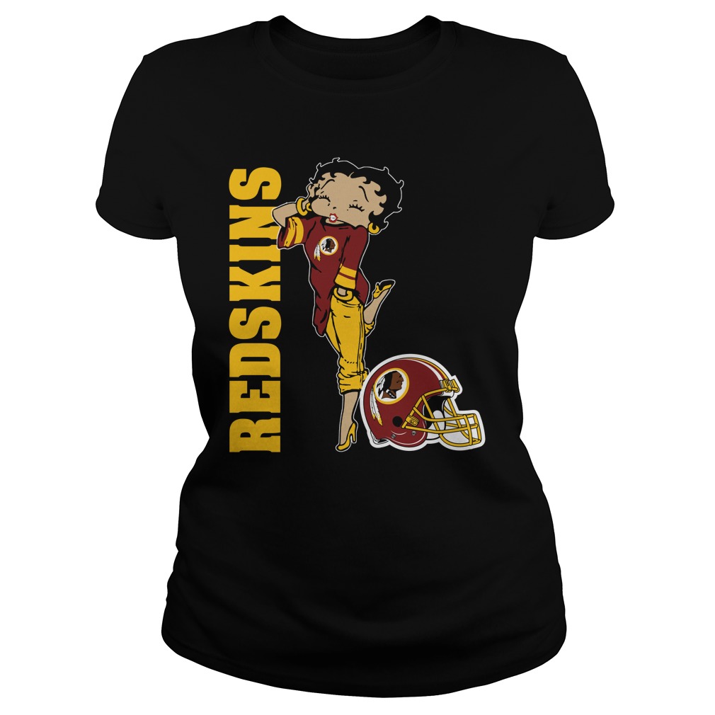 Nfl Washington Redskins Betty Boops Size Up To 5xl