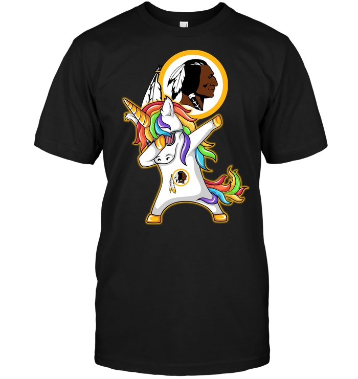 Nfl Washington Redskins Dabbing Hip Hop Unicorn Dab Washington Redskins Long Sleeve Size Up To 5xl