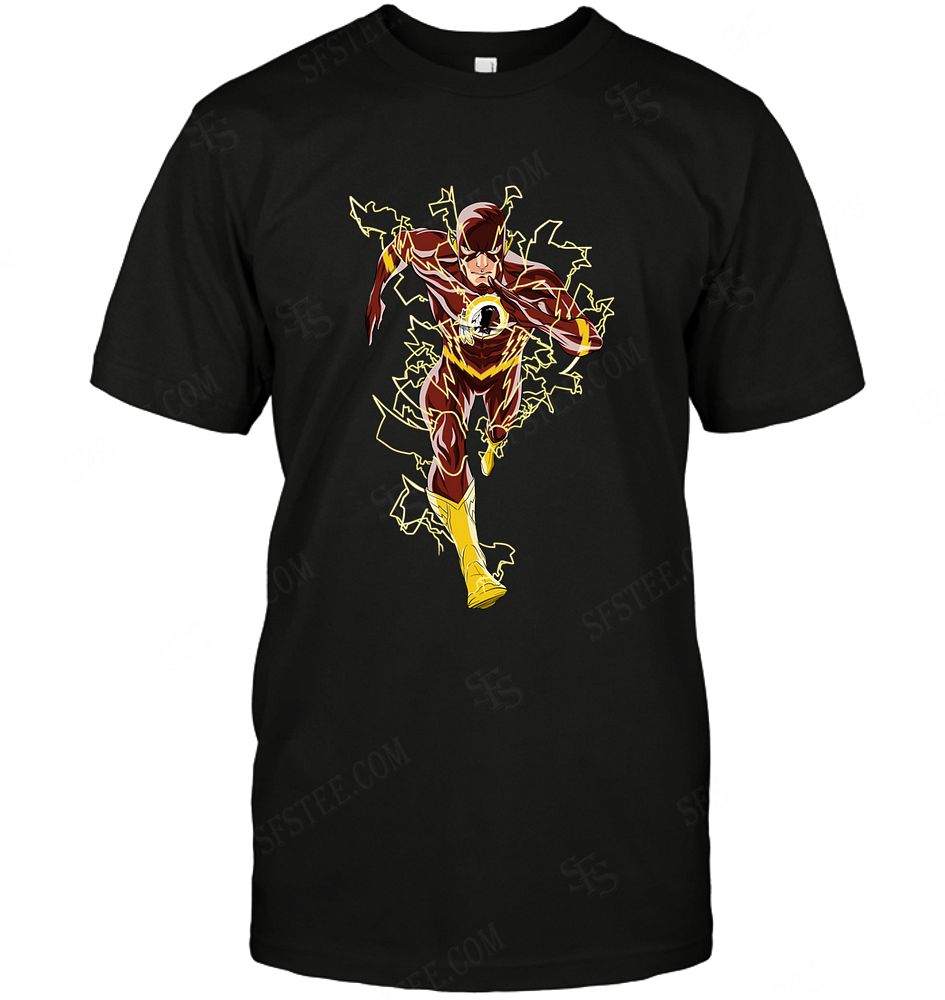 Nfl Washington Redskins Flash Dc Marvel Jersey Superhero Avenger Tshirt Plus Size Up To 5xl