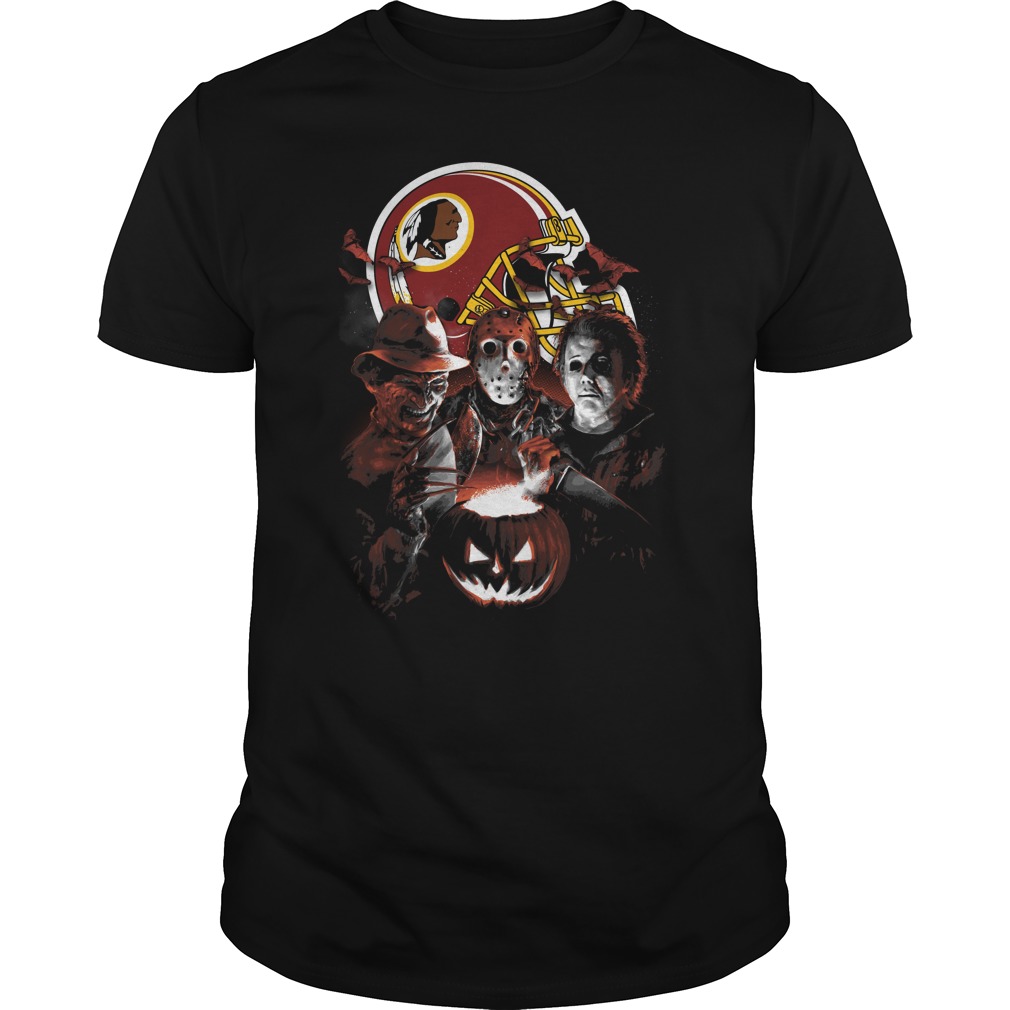 Nfl Washington Redskins Halloween Scream Team Shirt Size Up To 5xl