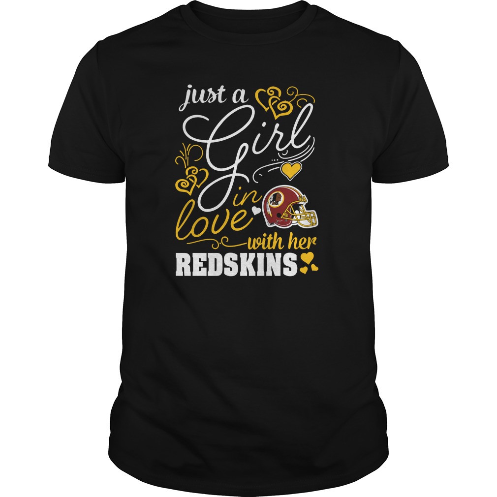 Nfl Washington Redskins Just A Girl In Love With Her Washington Redskins Sweater Plus Size Up To 5xl