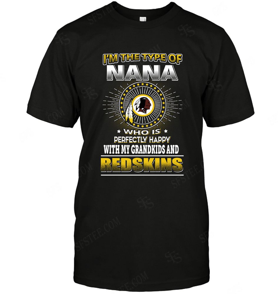 Nfl Washington Redskins Nana Loves Grandkids Plus Size Up To 5xl