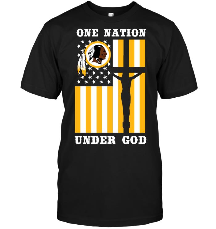 Nfl Washington Redskins – One Nation Under God Shirt Size Up To 5xl