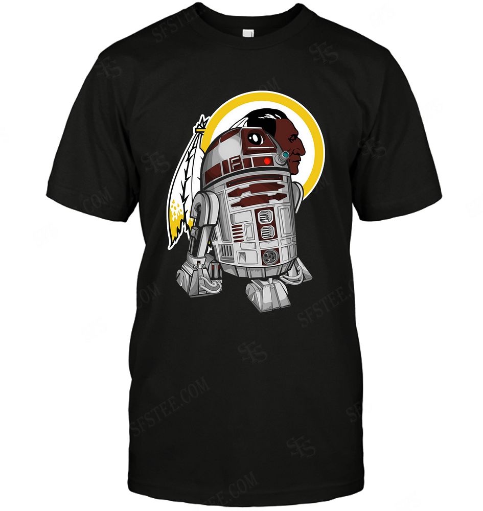 Nfl Washington Redskins R2d2 Star Wars Long Sleeve Size Up To 5xl