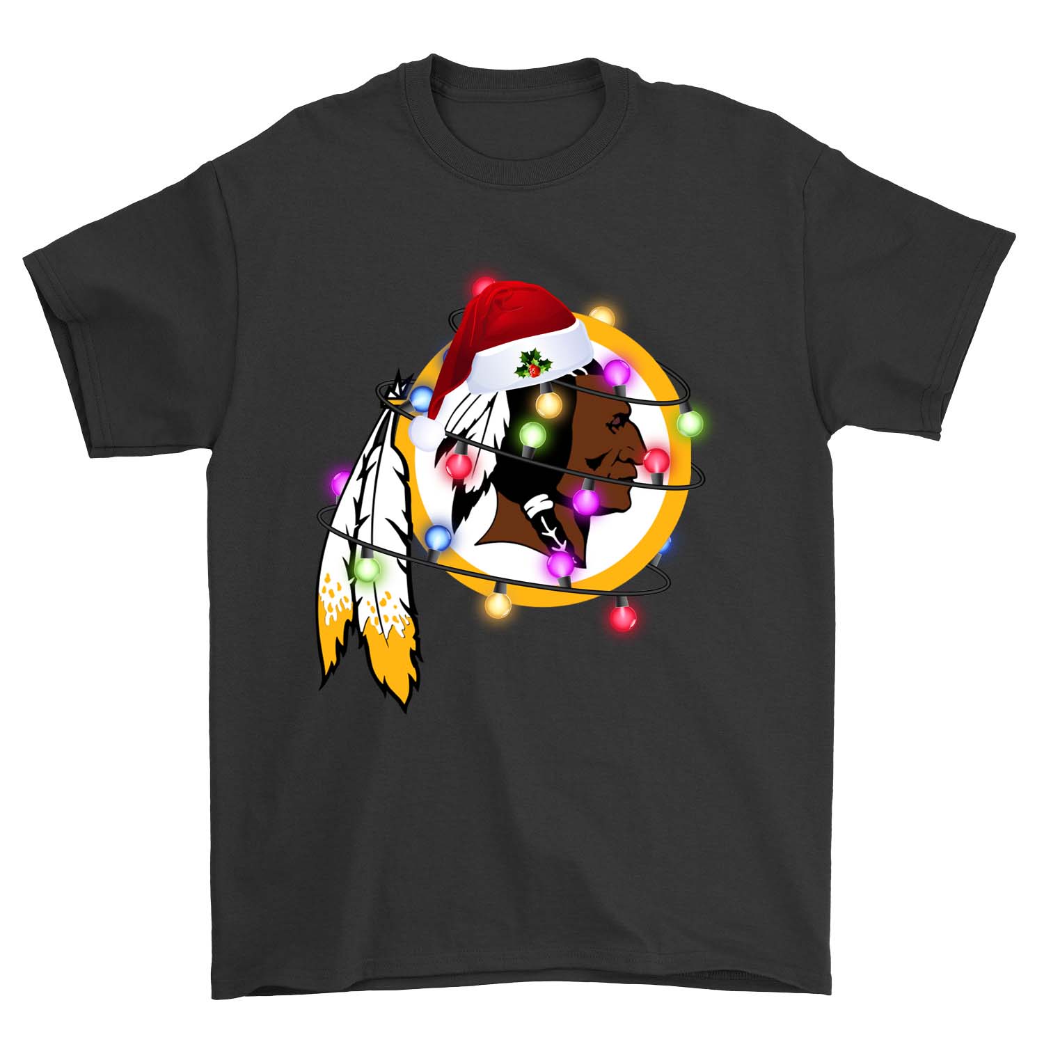 Nfl Washington Redskins Santas Hat Merry Christmas Washington Redskins Shirt Plus Size Up To 5xl