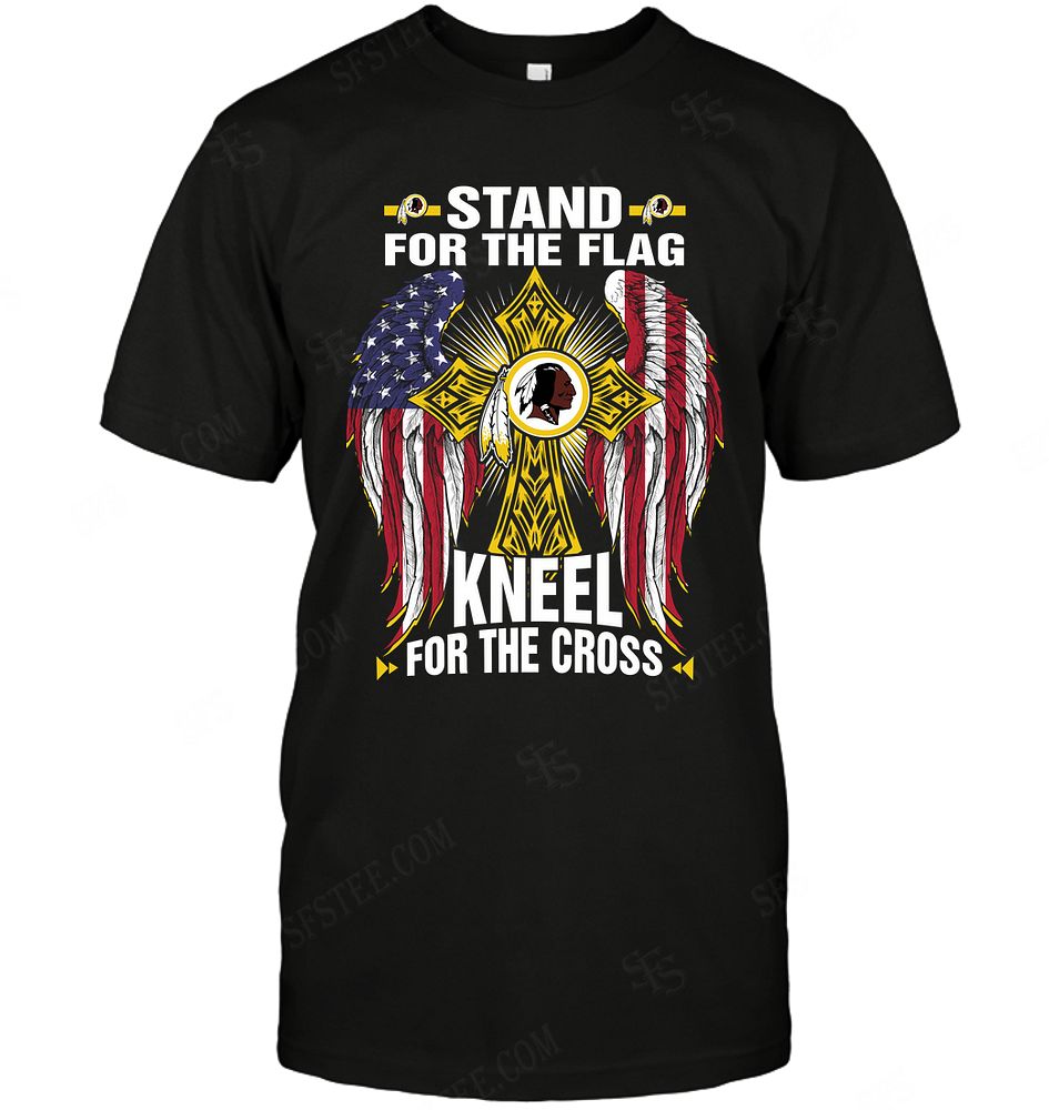 Nfl Washington Redskins Stand For The Flag Knee For The Cross Hoodie Size Up To 5xl