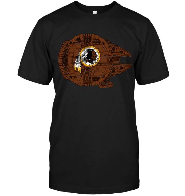 Nfl Washington Redskins The Millennium Falcon Star Wars Plus Size Up To 5xl