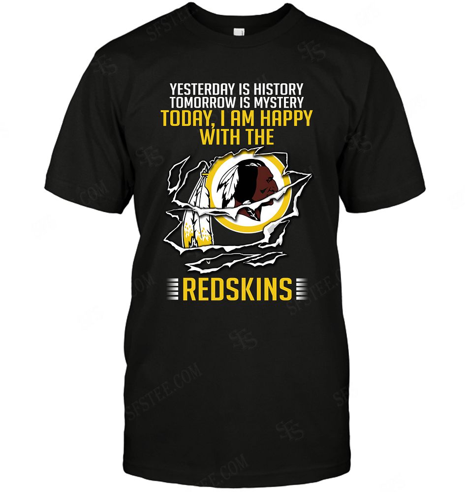 Nfl Washington Redskins Yesterday Is History Size Up To 5xl