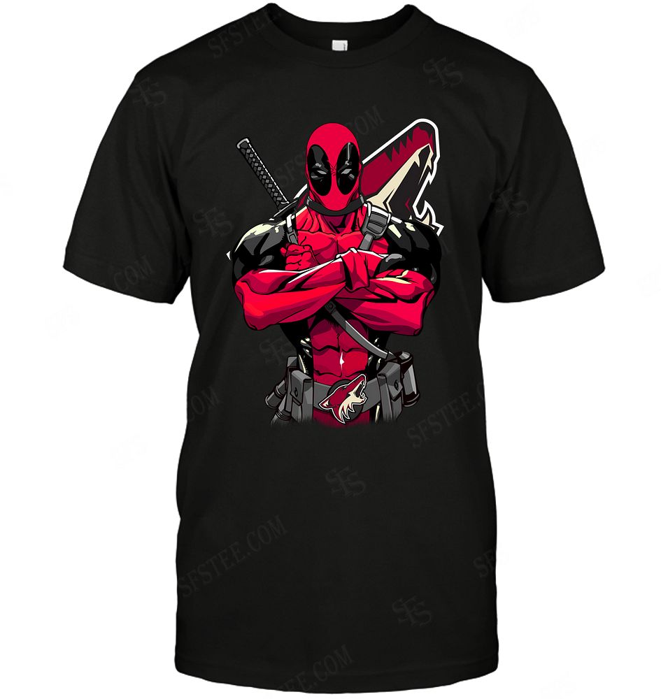 Nhl Arizona Coyotes Deadpool Dc Marvel Jersey Superhero Avenger Sweater Plus Size Up To 5xl Movaido