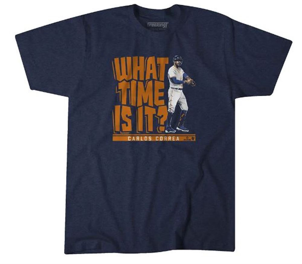 Astros Alcs Breaking T Shirts What Time Is It Shirt