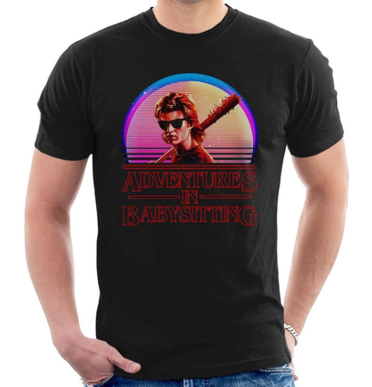 Baby Care Adventures T-shirt Steve Harrington Stranger Things Funny Tee