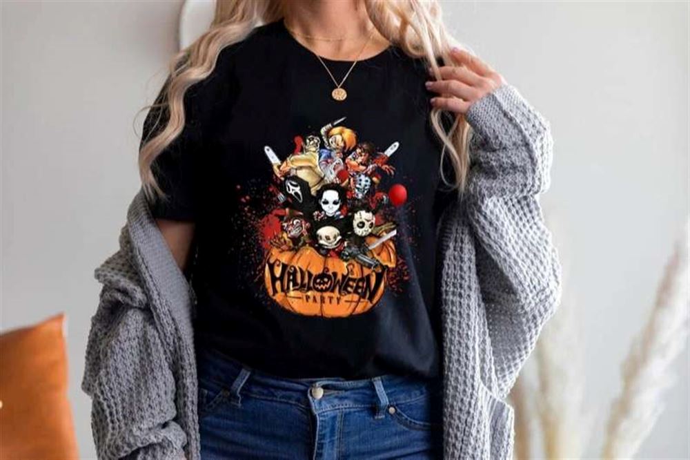 Chibi Horror Movies Character Halloween T-shirt