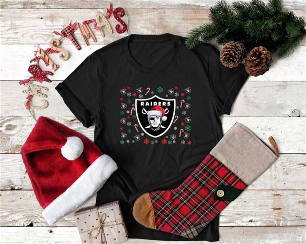 Christmas Nation Football Raiders Nation Holiday Unisex T-shirt