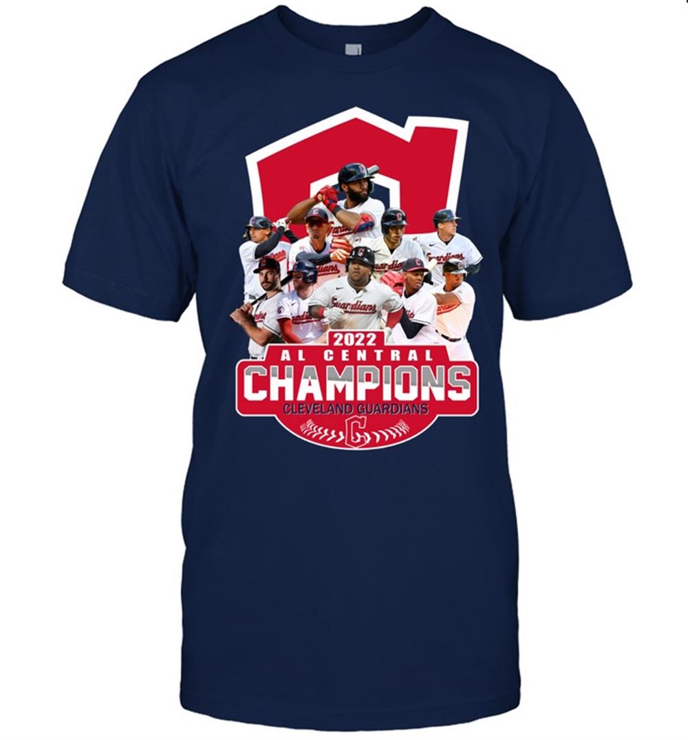 Cleveland Guardians 2022 Al Central Champions T-shirt