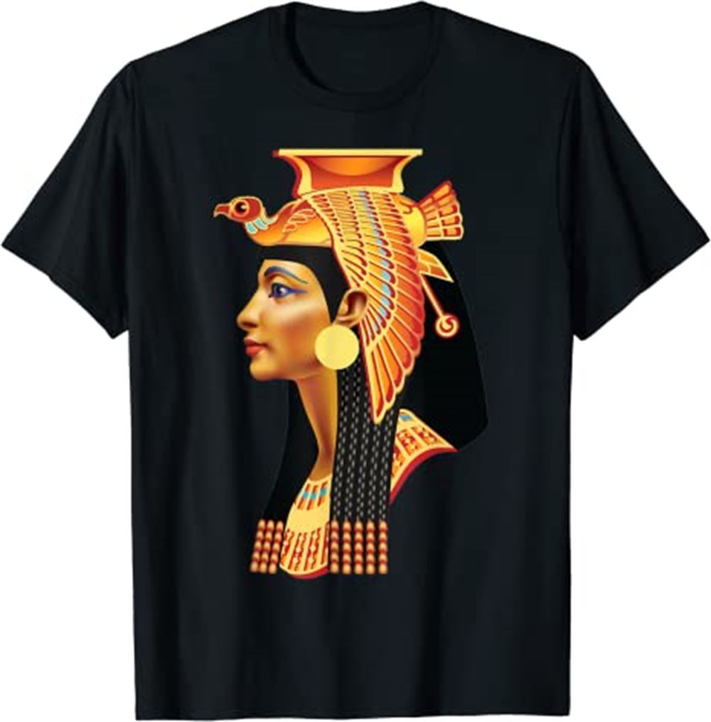 Egyptian Queen Cleopatra Head T Shirt – Ancient Egypt Tee – Ecozich