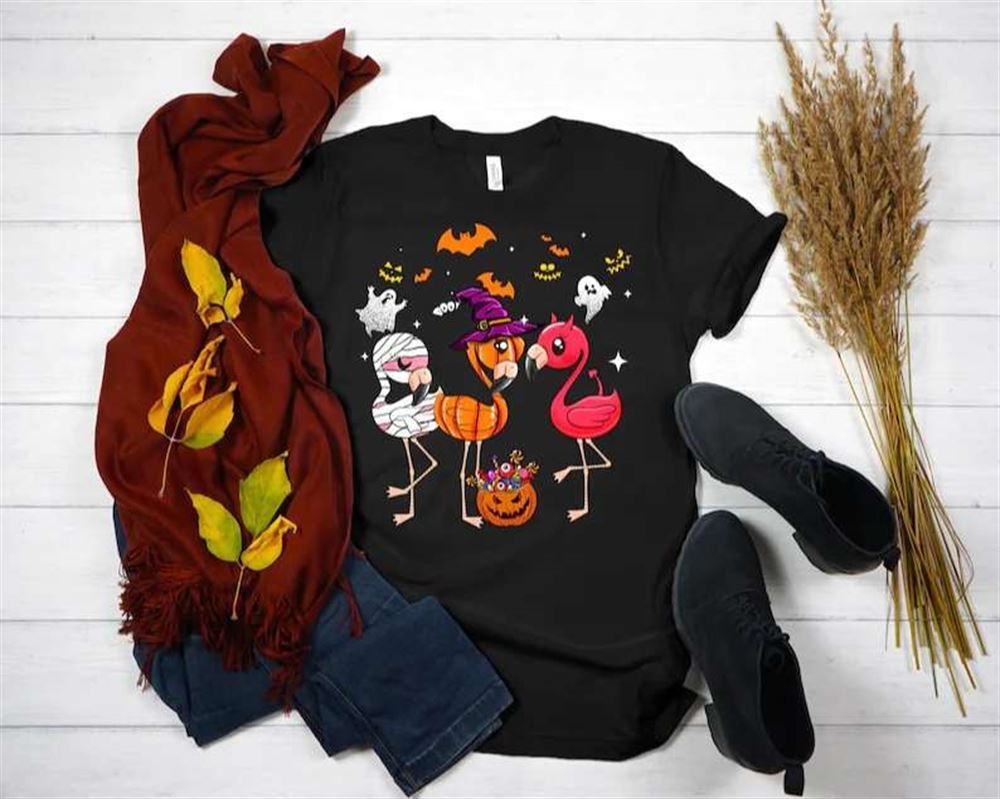 Flamingo Halloween Unisex T Shirt