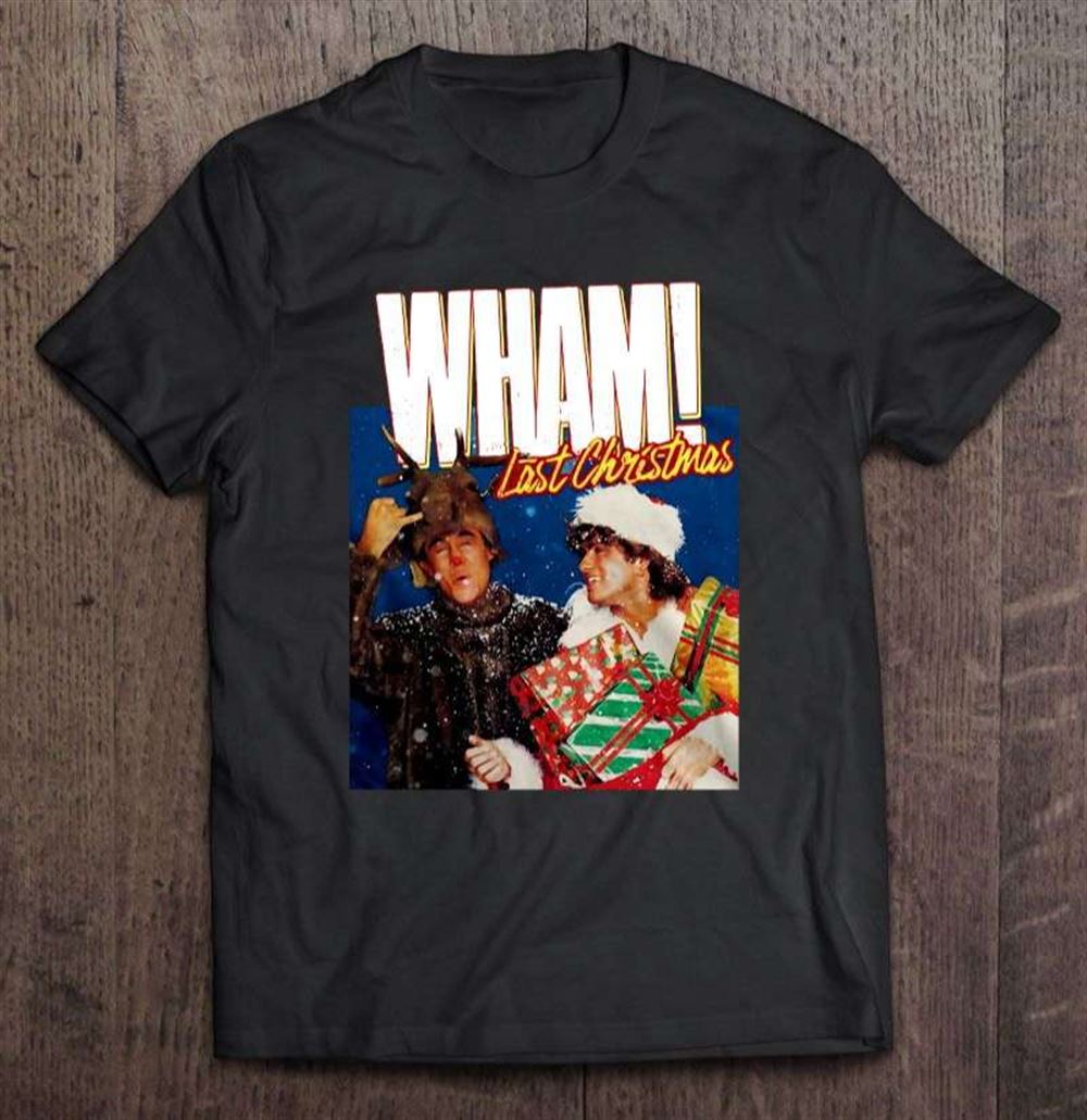 George Michael Last Christmas Wham Men T-shirt