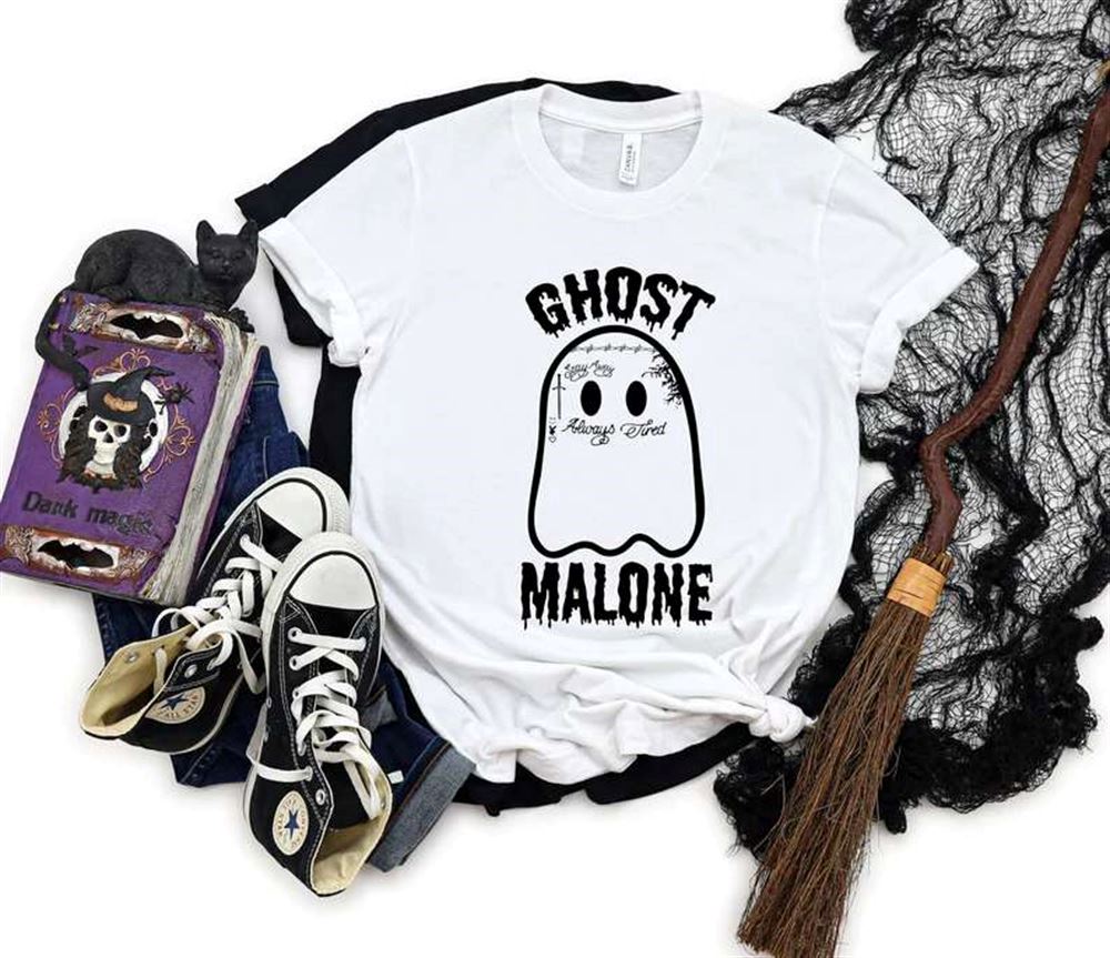 Ghost Malone Funny Halloween T-shirt