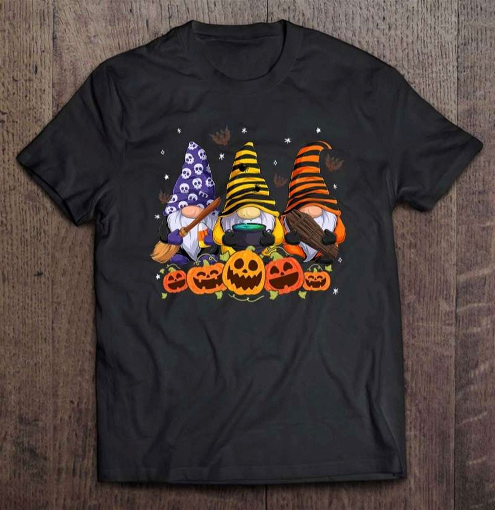 Gnomes Halloween Pumpkin Unisex T-shirt